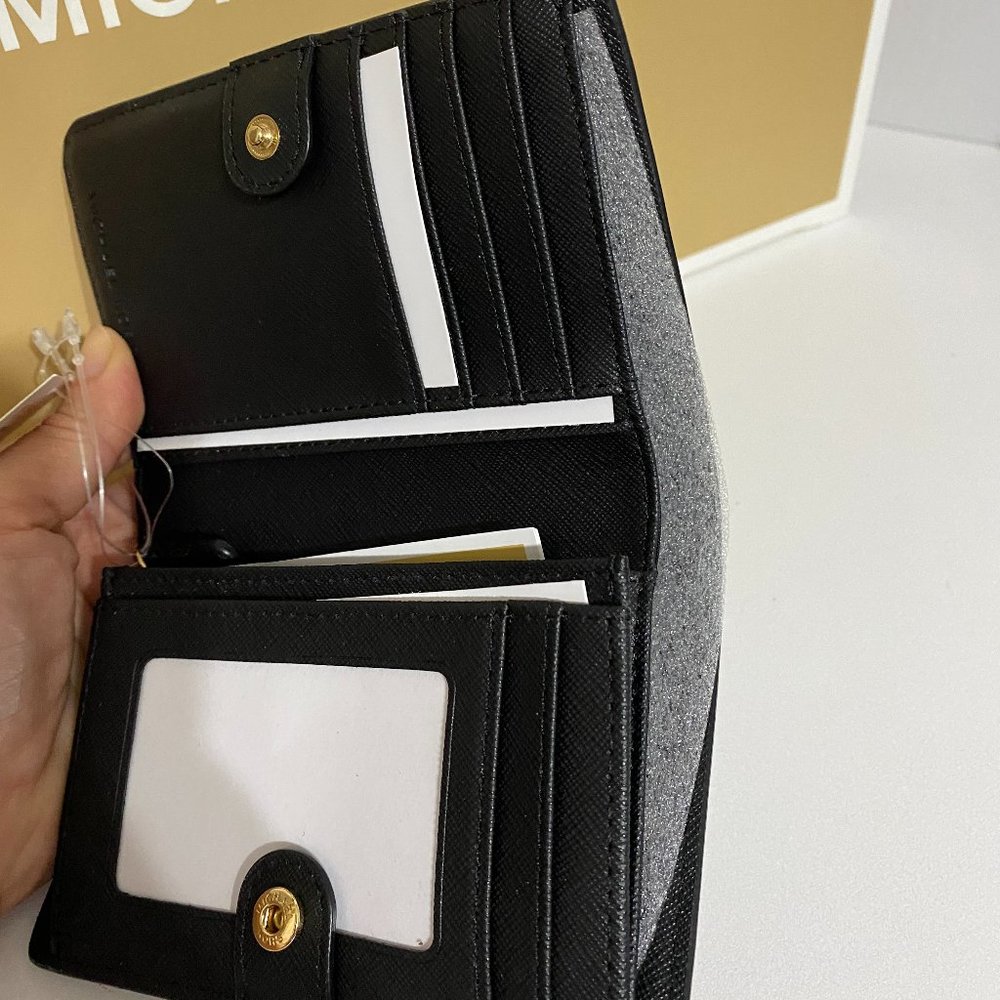 Nwt MK Black Wallet - Picture 2 of 3